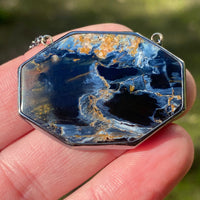 Hexagonal Pietersite Necklace